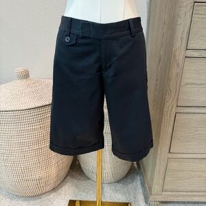 Banana Republic Women Navy Shorts Cotton/Spandex Size 0